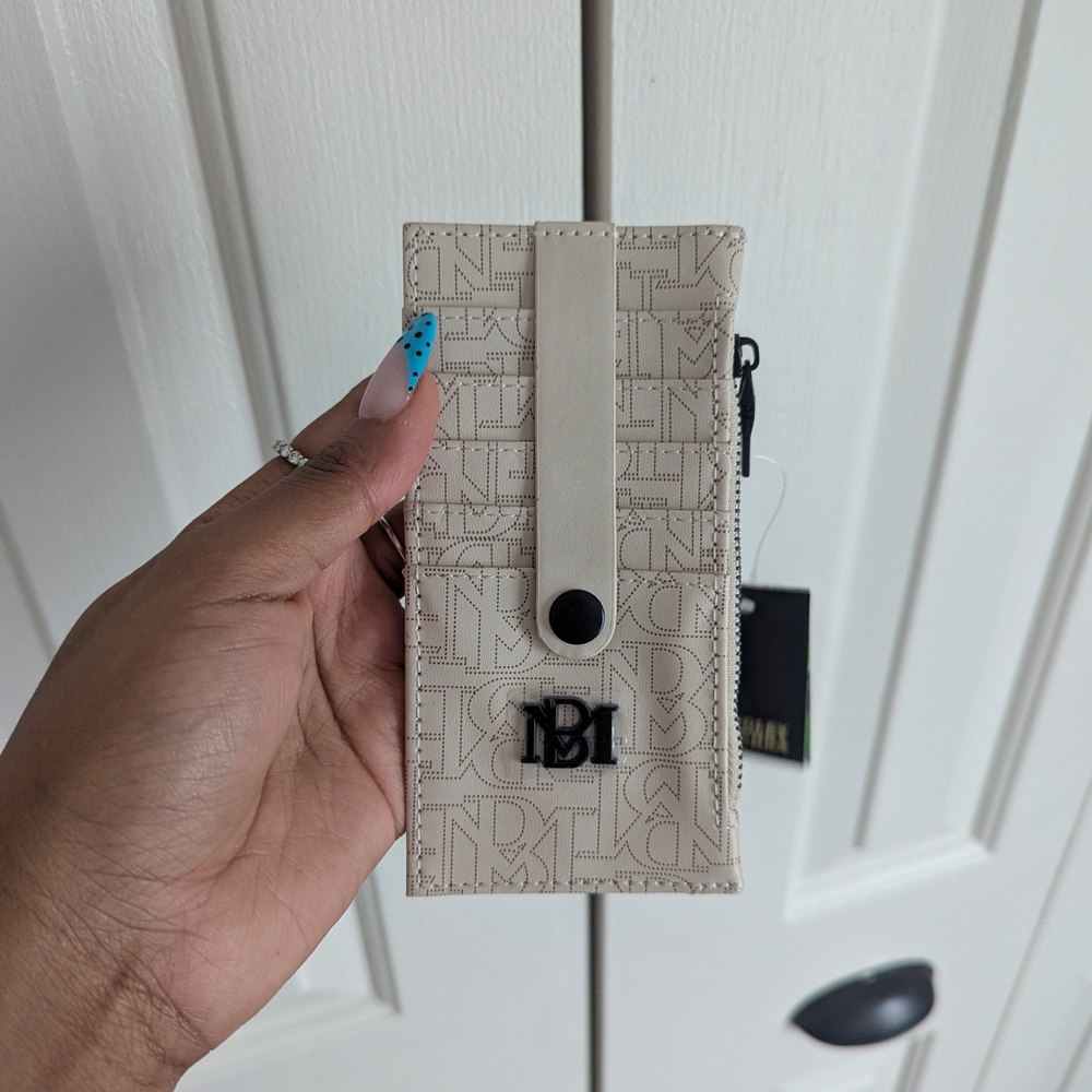 Monogram Phone Wallet Case with Snap Strap